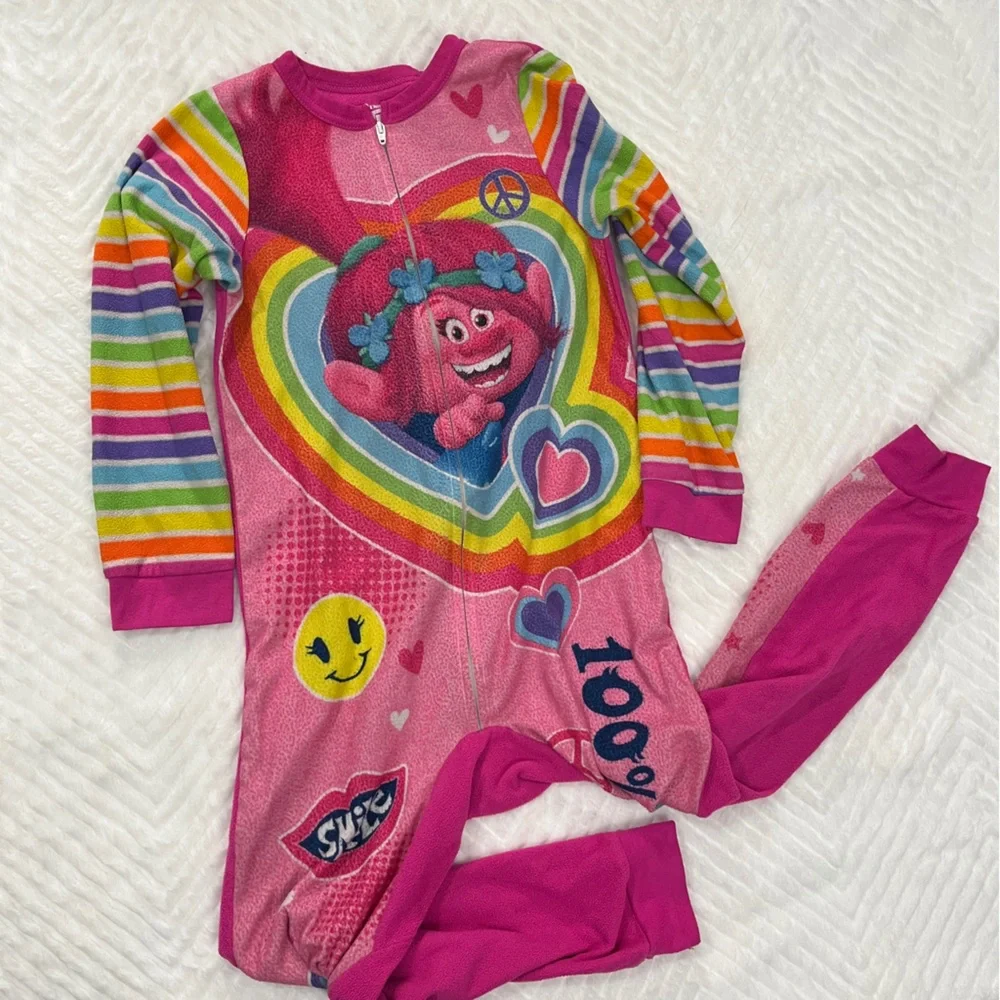 Girls‎ Pajama Sets Night Gowns size medium Disney Frozen cat trolls union suit